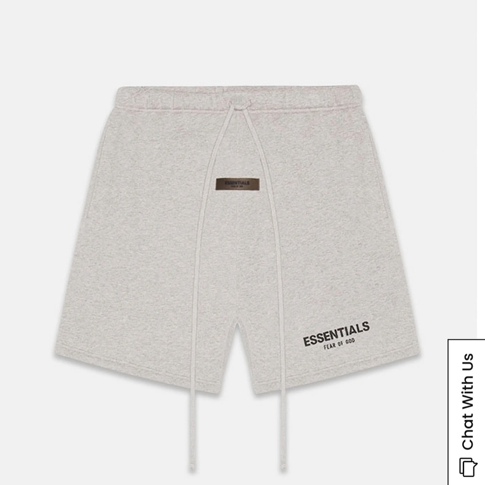 Essentials Fear of God Dark Oatmeal Shorts